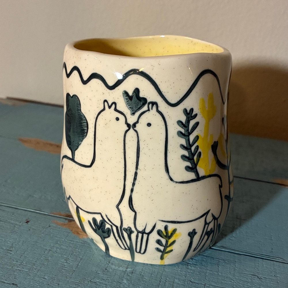 Alex Sickling for Anthropologie Wild Alpaca Vase/Planter.